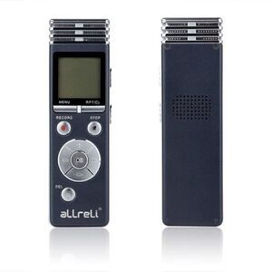 EUC aLLreli CP0037 Rechargeable Spy 8GB 1165Hr Digital Audio Voice Recorder